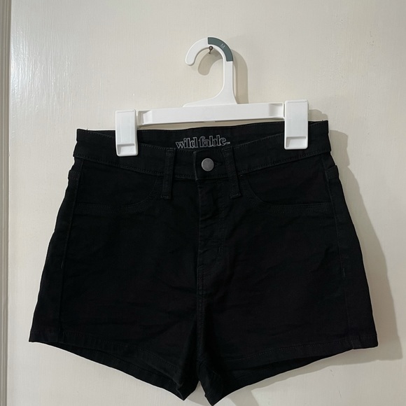 Wild Fable High Rise Black Shorts